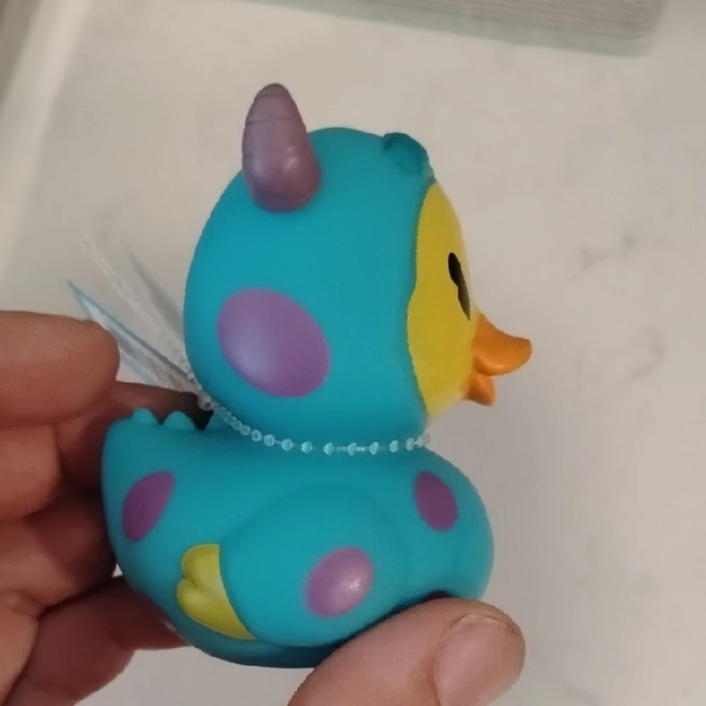 Disney Blue and Purple Sulley-Inspired Duck